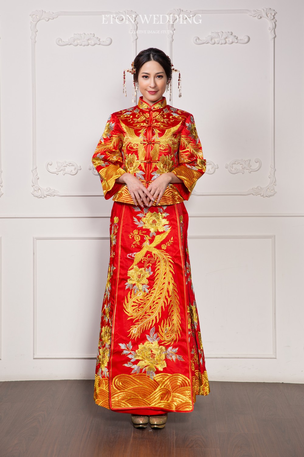 中式禮服,中式婚紗,秀禾服,龍鳳褂,旗袍婚紗,改良式旗袍